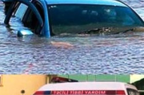 Özü ölüb xanımı ilə körpəsinin sağ qaldığı faciəvi qəzanın görüntüləri yayıldı - VİDEO