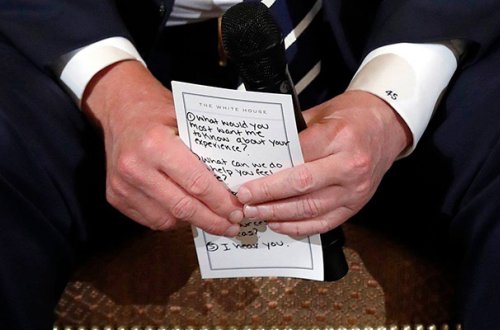 Tramp “şparqalka”dan istifadə edib