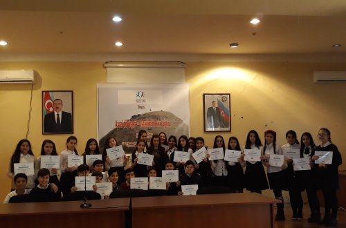 “Aprel döyüşləri – Vətənimin tarixi uğuru” layihəsi yekunlaşıb - FOTOLAR