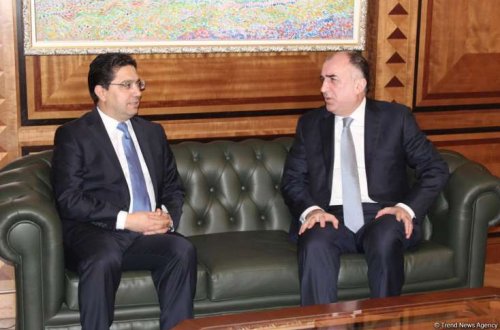 Elmar Məmmədyarovla Mərakeşin XİN rəhbəri arasında görüş başlayıb - FOTOLAR