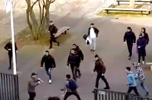 Niderlandda kollecə hücum edəni tələbələr zərərsizləşdirib – VİDEO