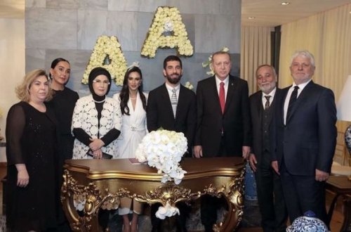 Ərdoğan Arda Turanın nikah şahidi oldu – FOTO