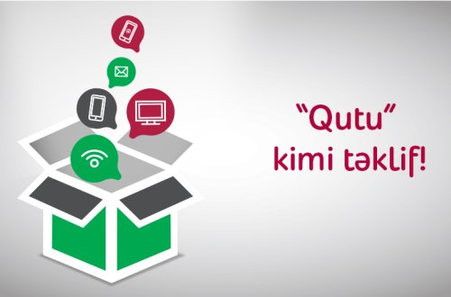 Optik internet, rəqəmsal TV və mobil rabitə xidmətləri bir “Qutu”-da
