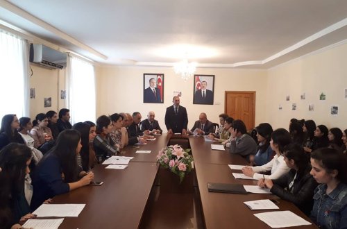 Mingəçevir Dövlət Universiteti 31 Mart – Azərbaycanlıların Soyqırımı Şəhidlərini anıblar