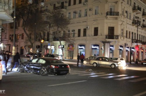 Bakıda vəzifəli şəxsin oğlu ağır qəza törədib – FOTO + VİDEO