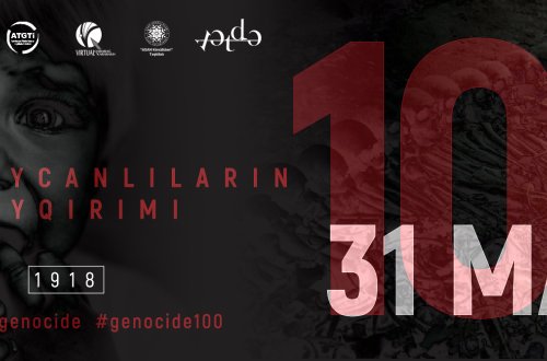 Soyqırımın 100 illiyi ilə əlaqədar tələbə və gənclər təşkilatlarının onlayn fəaliyyət günlərinə start verildi