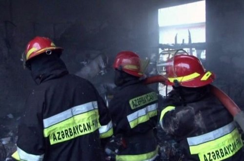 Bakıda məcburi köçkünlərin yaşadığı sanatoriyada yanğın — 7 nəfər zəhərləndi