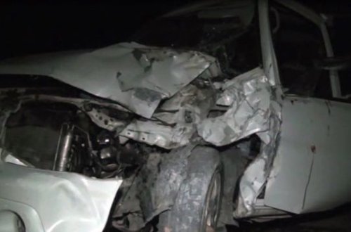 Qazaxda ağır qəza: 1 ölü və 12 yaralı