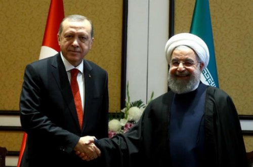 Ərdoğan Ruhani ilə görüşür