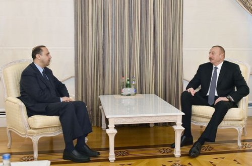 Prezident İordaniyanın dövlət nazirini qəbul etdi