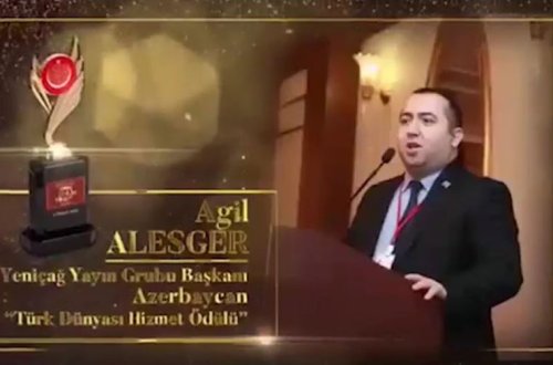 Aqil Ələsgər Türkiyədə “İlin altın adamı” mükafatına layiq görüldü - VİDEO