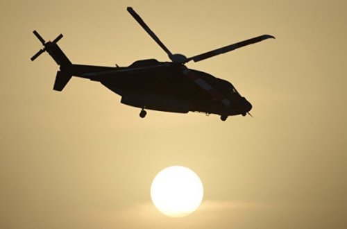 Hərbi vertolyotu dənizə düşüb, 1 ölü