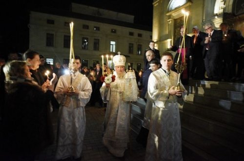 Bakı pravoslavları Pasxa bayramını qeyd edirlər – FOTO