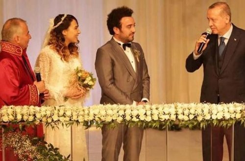 Ərdoğan nikah şahidi olduğu cütlüyə “hə” demədi