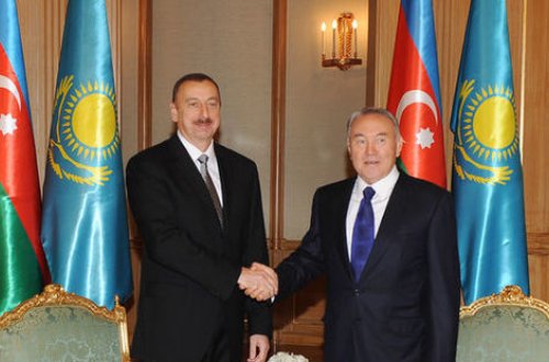 Nursultan Nazarbayev İlham Əliyevi təbrik edib