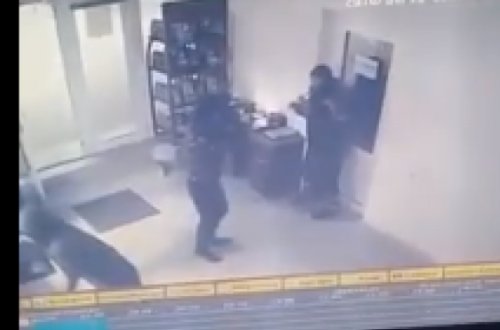 Bakıda maskalılar yanacaqdoldurma məntəqəsində basqın etdi - ANBAAN VİDEO