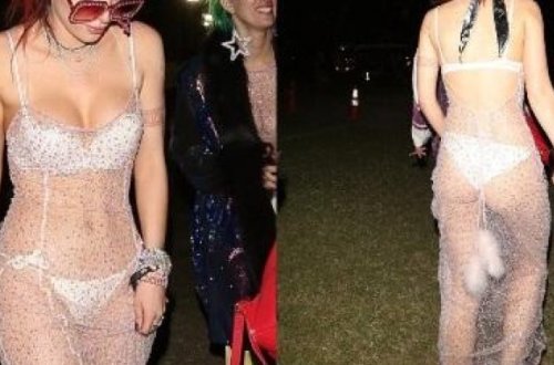 Transparan libası ilə festivalın ən cəsarətli ulduzu oldu - Fotolar