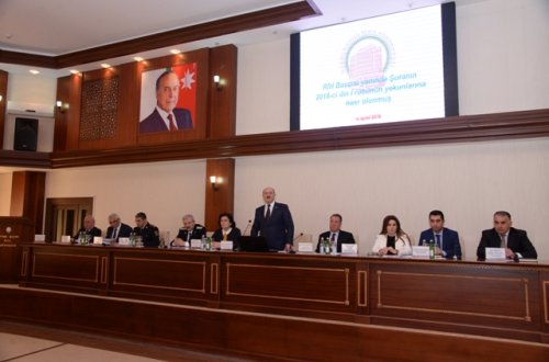 Nəsimi rayonunda 2018-ci ilin I rübünün yekunları müzakirə olundu