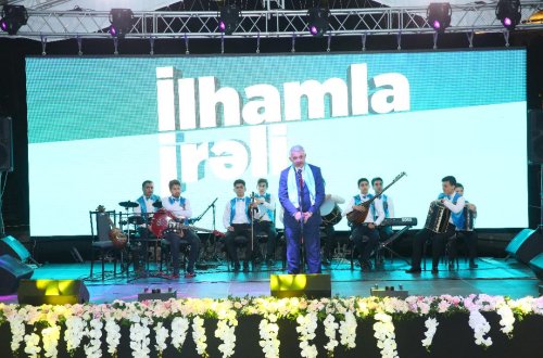 Binəqədi rayon Heydər Əliyev adına istirahət parkında «İlhamla İrəli!» möhtəşəm konsert proqramı keçirilib