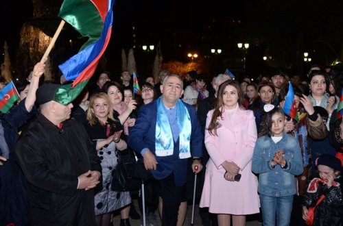 YAP Nəsimi rayon təşkilatı “Mənim Prezidentim” adlı möhtəşəm konsert keçirib