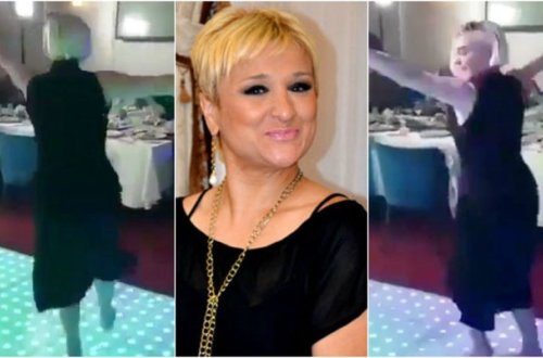 Aparıcı Mətanət ayaqyalın bir rəqs etdi ki, gəl görəsən - VİDEO