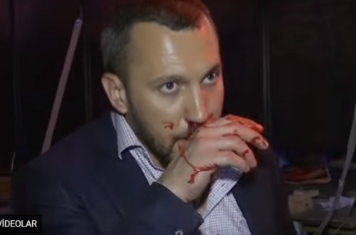 Ukraynalı deputatlar efirdən sonra əlbəyaxa oldular - Video