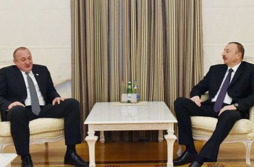 Gürcüstan prezidenti İlham Əliyevi təbrik edib