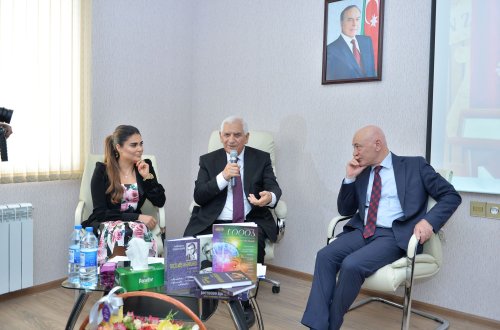 “Loqos” da  xalq şairi Nəriman Həsənzadə ilə görüş keçirilib