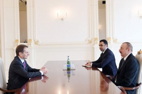 İlham Əliyev Sergey Narışkini qəbul edib- YENİLƏNİB