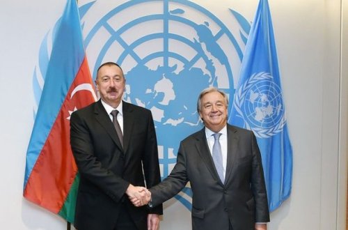 BMT-nin baş katibi İlham Əliyevi təbrik edib