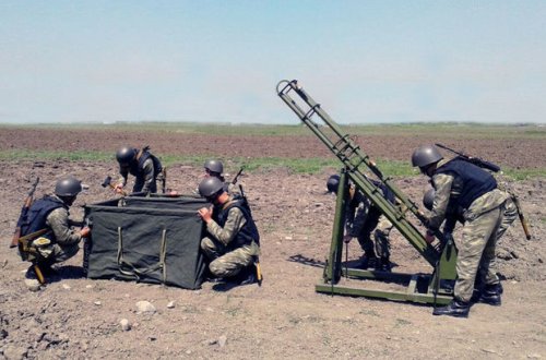 Ordunun ən yaxşı mühəndis-istehkam manqası müəyyənləşdirilir - FOTO