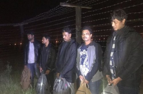 Sərhədi pozmağa çalışan əcnəbilər saxlanılıb - FOTO