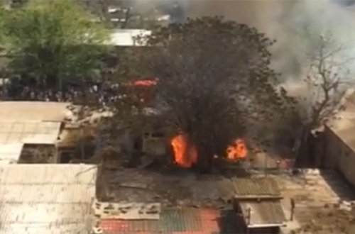  SON DƏQIQƏ: Bakıda həyət evlərində yanğın - Video + Yenilənir