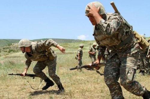 Ermənilər Qarabağda təlimlərə başladı