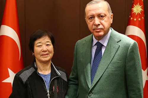 Ərdoğan “Ayla”nın həqiqi qəhrəmanı ilə görüşdü - Fotolar