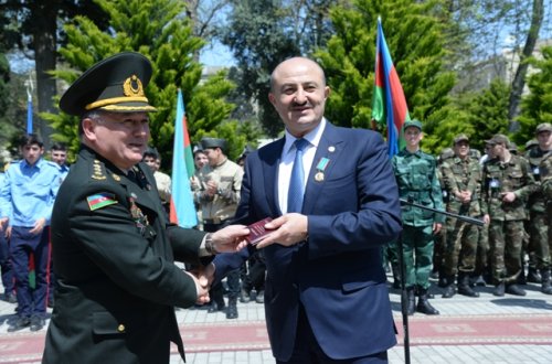 Nəsimi rayonunda faşizm üzərində tarixi Qələbənin 73-cü ildönümü qeyd olunub