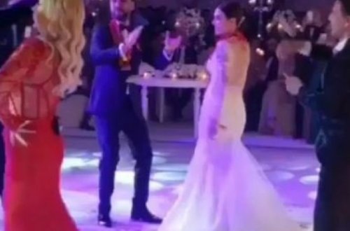 Eks nazirimizin oğlunun iştirak etdiyi toyda PULLAR HAVADA 