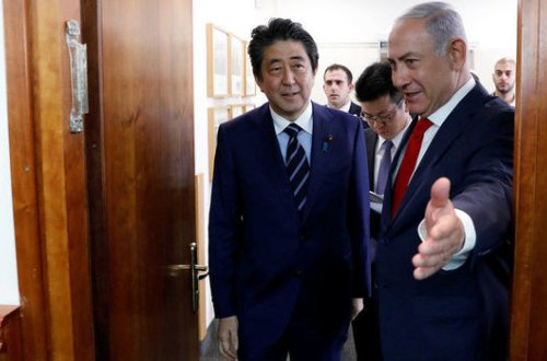 İsraildə yapon baş nazirə hörmətsizlik – FOTO