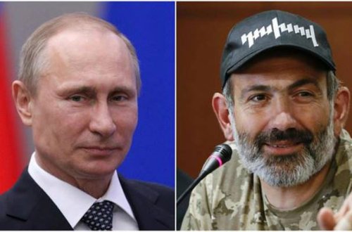 Putin Paşinyanı təbrik etdi