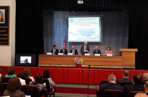 Mingəçevir Dövlət Universitetində Ümummilli lider Heydər Əliyevin anadan olmasının 95-ci ildönümünə həsr olunmuş  Respublika Elmi Konfransı keçirildi