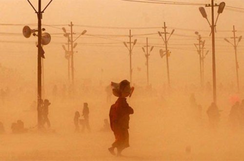 Hindistanda qum fırtınası yenidən başladı - 11 ölü, 25 yaralı