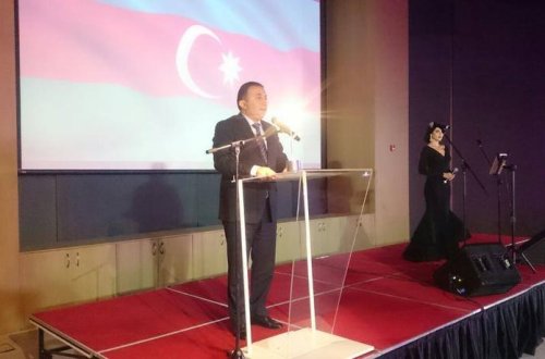 Daşqın Şikarov İkinci Dünya Müharibəsinin ildönümünə həsr olunmuş tədbirdə çıxış edib - DUBAYDA