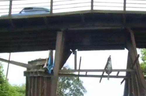 Astarada təhlükəli körpü - Sakinlər qorxu içində - VİDEO - FOTO