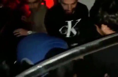 Qadın sürücü 20 Yanvar dairəsində maşını aşırdı - VİDEO