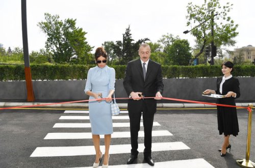 Prezident təhsil kompleksinin açılışında - FOTO + YENİLƏNİB