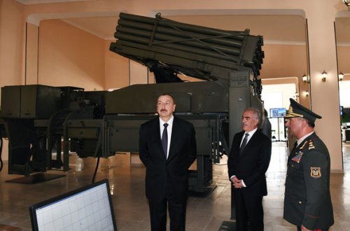 İlham Əliyev yeni hərbi hissənin açılışında - YENİLƏNİB