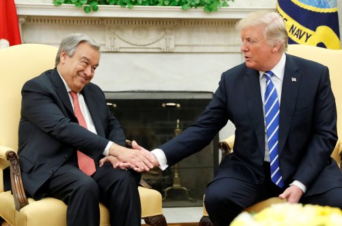 Quterreş Trampla görüşdü