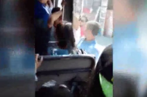 Bakıda daha bir avtobus biabırçılığı - VİDEO