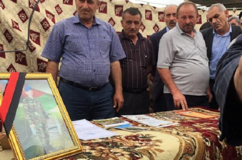 Şəhid əsgərimiz dəfn edildi — FOTO