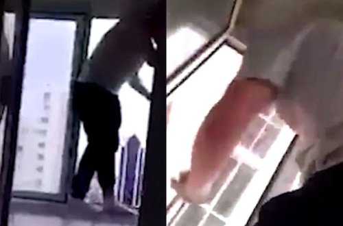 17 yaşlı oğlan içib, özünü 11-ci mərtəbədən atdı - VİDEO - FOTO